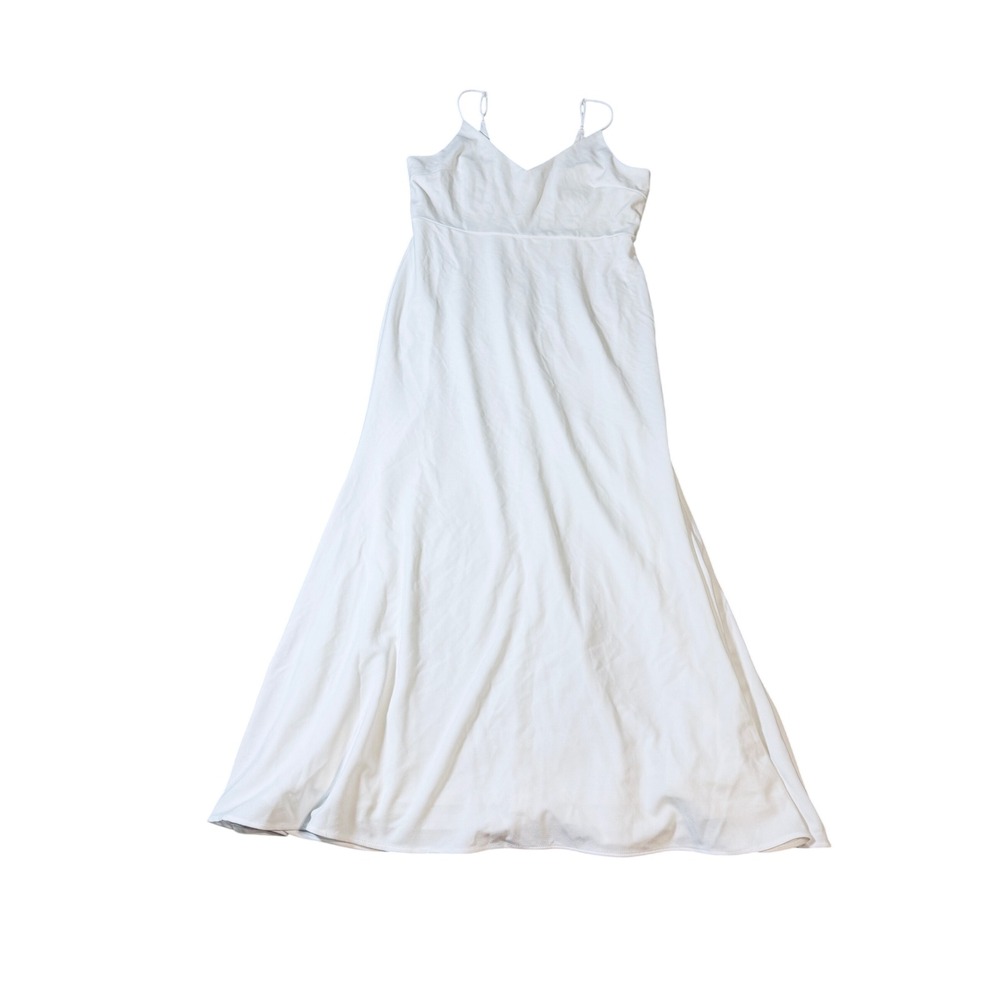 NEW Lulus 2XL Plus‎ Size Infinite Glory White Maxi Dress Ivory Adjustable Straps - Picture 3 of 10